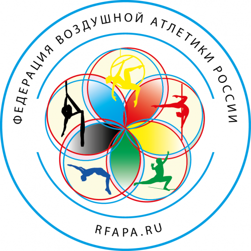 Логотип организации РФСОО "Федерация воздушно-силовой атлетики и пилонного спорта в городе Москве"